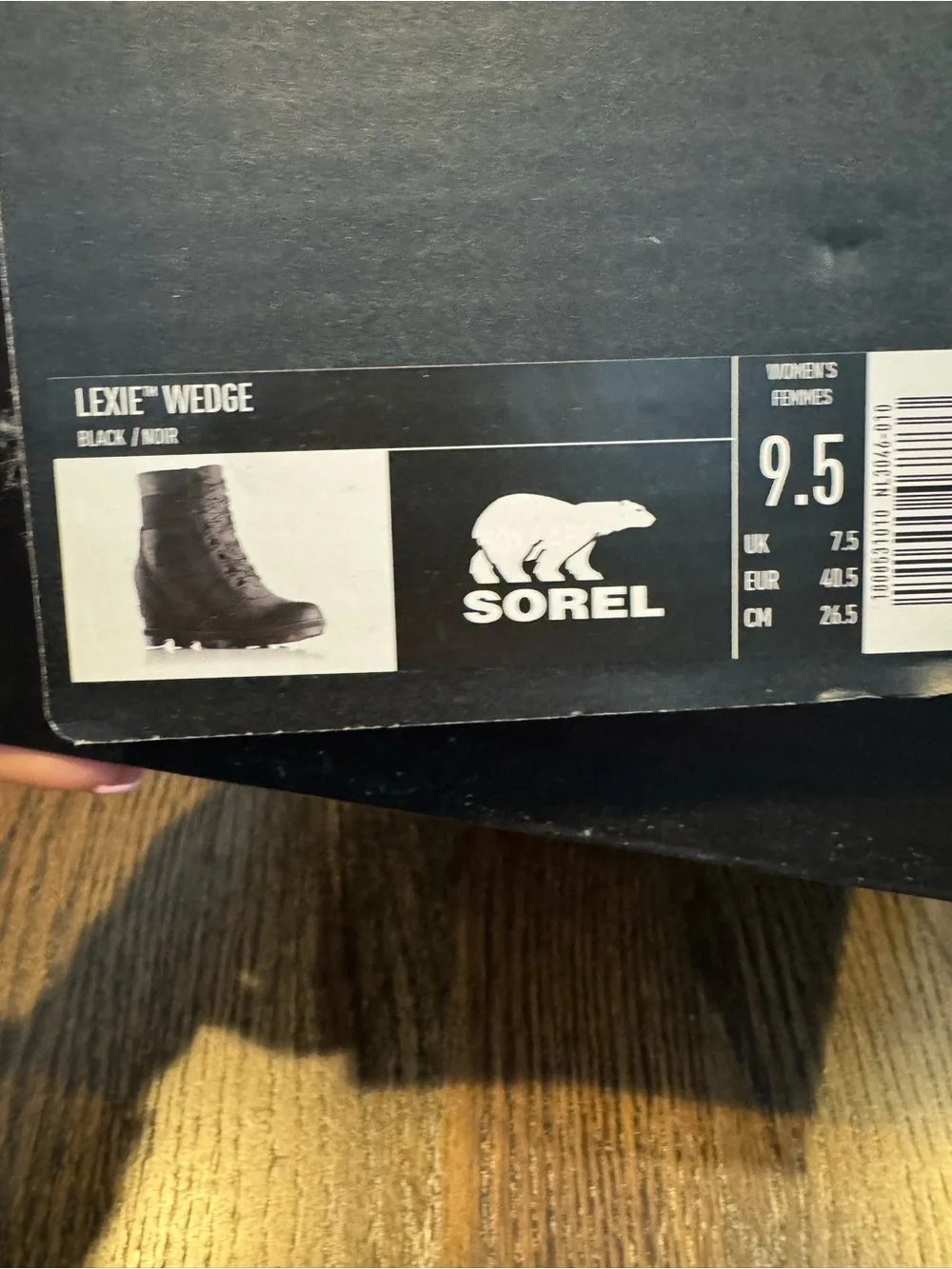 Sorel Women's Black Lace-Up Combat Boot - Picture 4 of 5